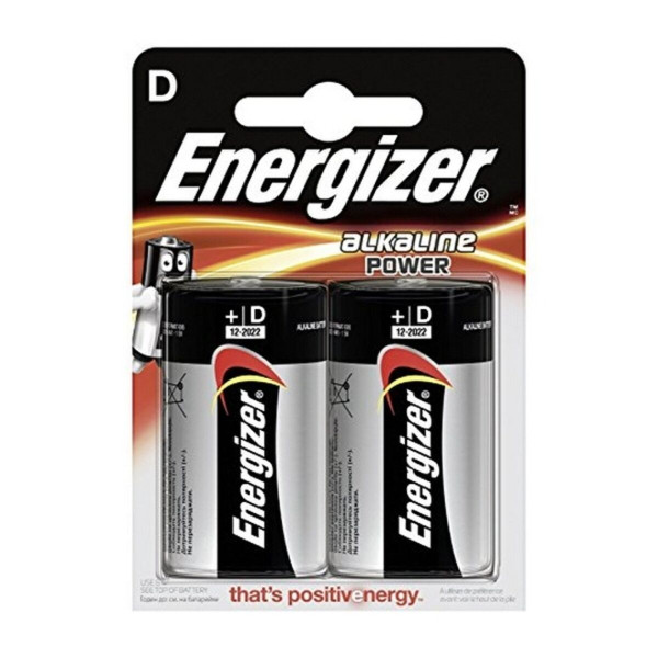 Batteries Energizer Alkaline Power D LR20 (2 uds)