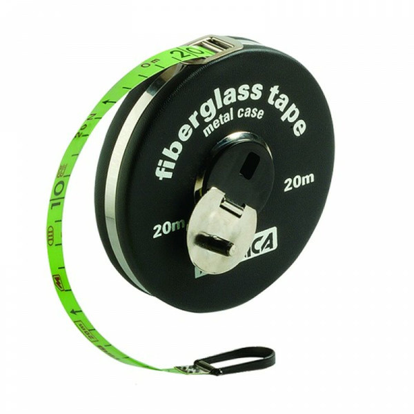 Tape measure Fibreglass Metal 20 m