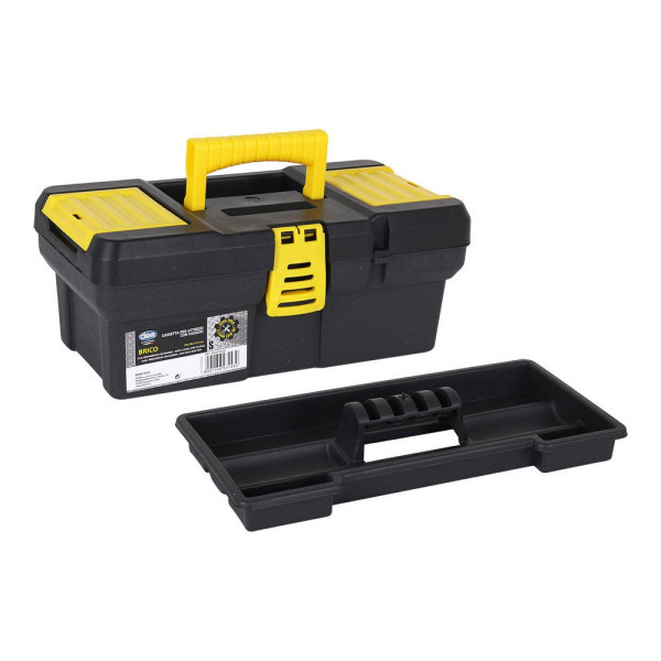 Toolbox Dem Brico S Black Yellow (32 x 18 x 13,5 cm)