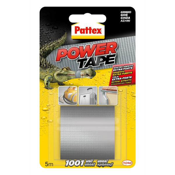 Duct tape Pattex power tape Grey (5 m x 50 cm)