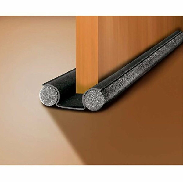 Draught excluder Geko 25 mm x 95 cm Grey