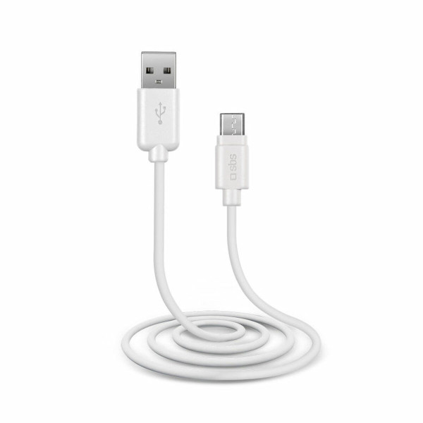 Micro USB to USB Cable SBS ‎TECABLEMICROW White 1 m