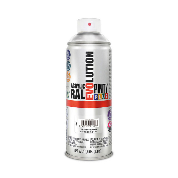 Spray Varnish Pintyplus Evolution S199 400 ml Satin finish Colourless