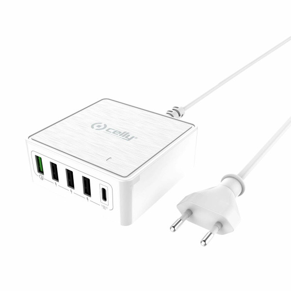 Wall Charger Celly PSUSBC60WWH