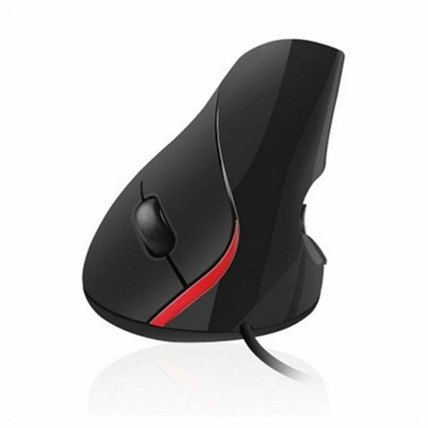 Ergonomic Optical Mouse Ewent EW3156 1000 dpi USB Black