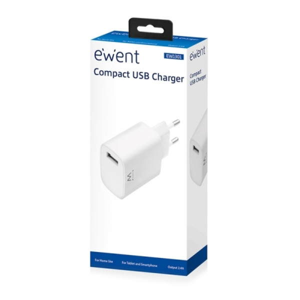 Wall Charger Ewent EW1301 12W White