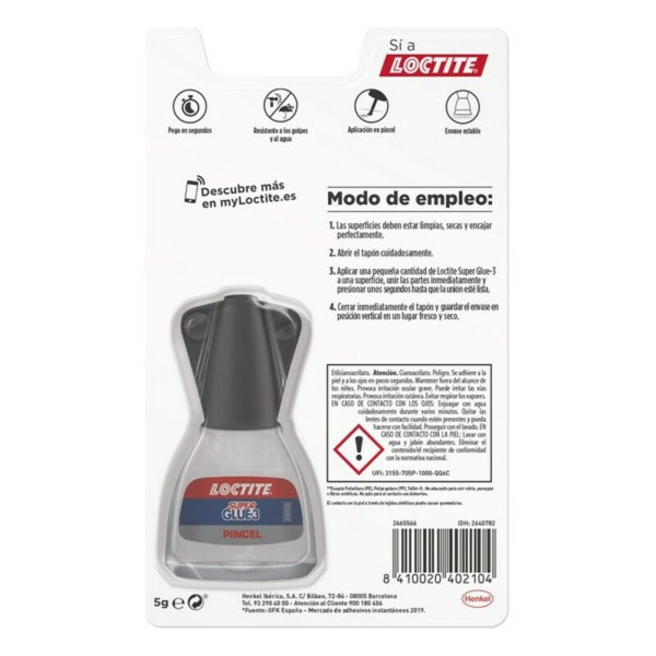 Glue Loctite Super Glue-3 Paintbrush