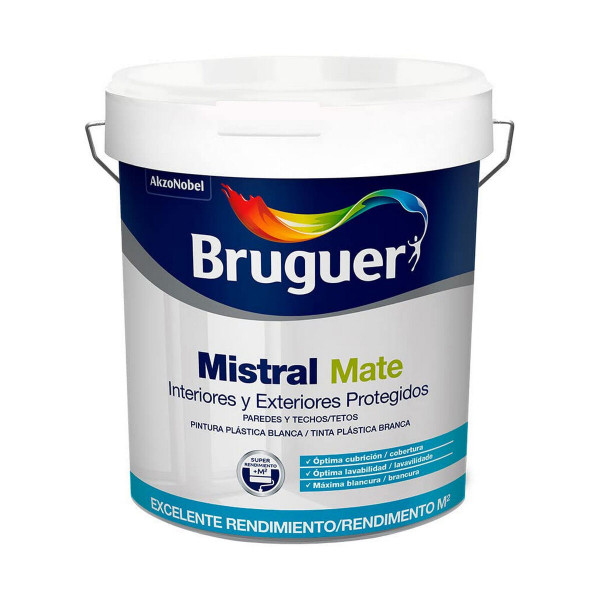 Paint Bruguer mistral 5586674 White 4 L