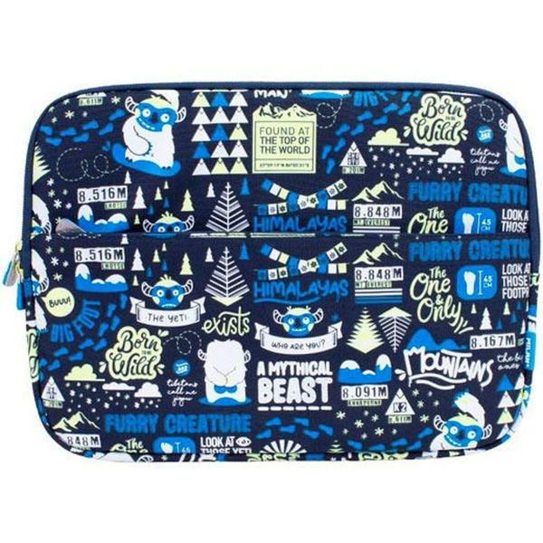 Laptop Cover Milan The Yeti 13" Navy Blue (34,5 x 26 x 2,5 cm)