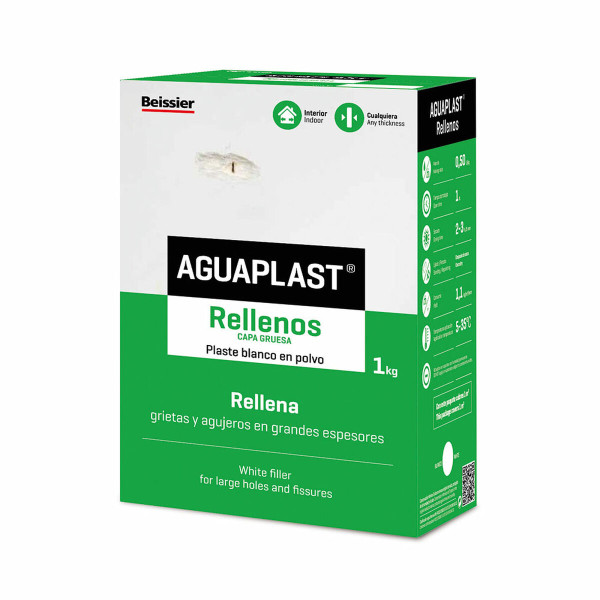 Powdered plasters Aguaplast Filling White 1 kg