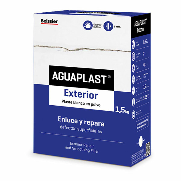 Powdered plasters Aguaplast Exterior White 1,5 Kg