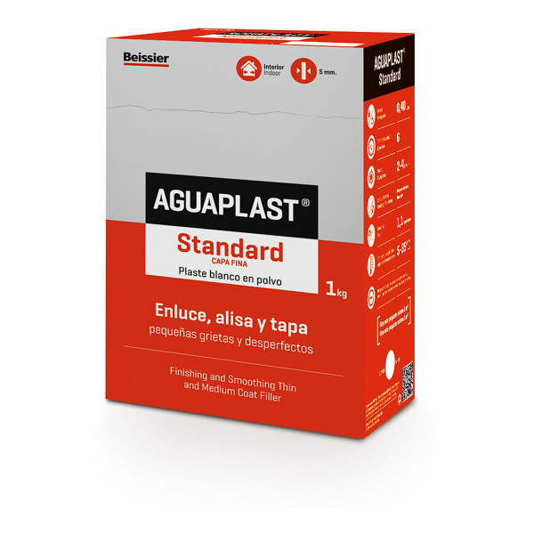 Powdered plasters Aguaplast 70002-004 Standard White 1 kg