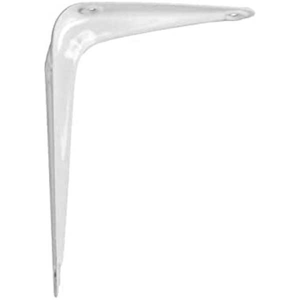 Wall Bracket AMIG 1-4418 Shelves Steel White (35 x 30 cm)