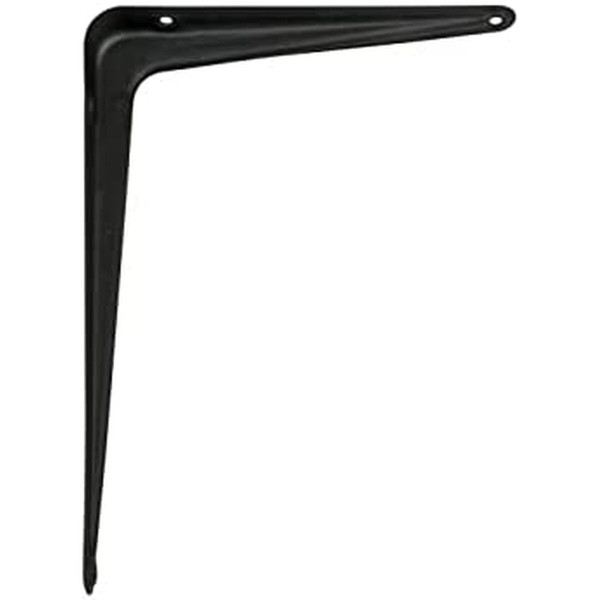 Wall Bracket AMIG 1-6041 Shelves Black Steel (30 x 25 cm)