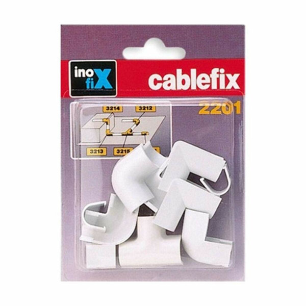 Connecting Tube Inofix 2201 White 10 Pieces 8 x 7 mm