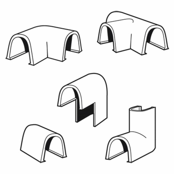 Connecting Tube Inofix 2201 White 10 Pieces 8 x 7 mm