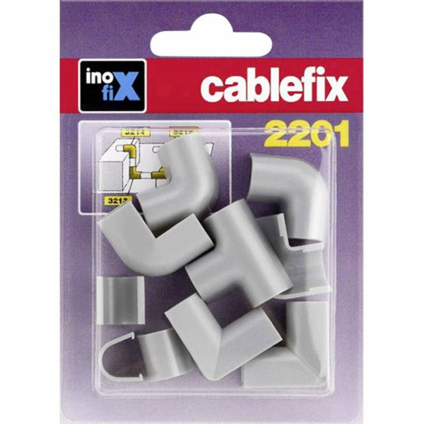 Connecting Tube Inofix 2201 Grey 10 Pieces 8 x 7 mm