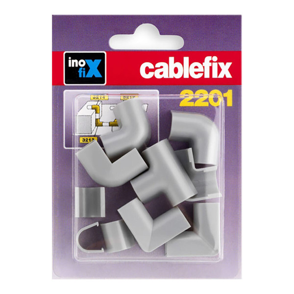 Connecting Tube Inofix 2201 Grey 10 Pieces 8 x 7 mm