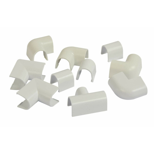 Connecting Tube Inofix 2202 White 10 Pieces 10,5 x 10 mm