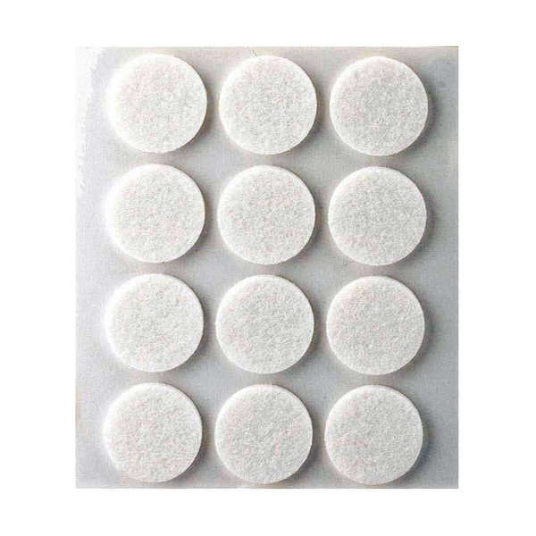 Adhesives Inofix Plasfix Disco Ø 22 x 3 mm White Felt Synthetic