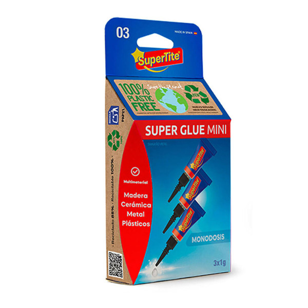 Instant Adhesive Supertite 2403 Mini 1 g 3 Units