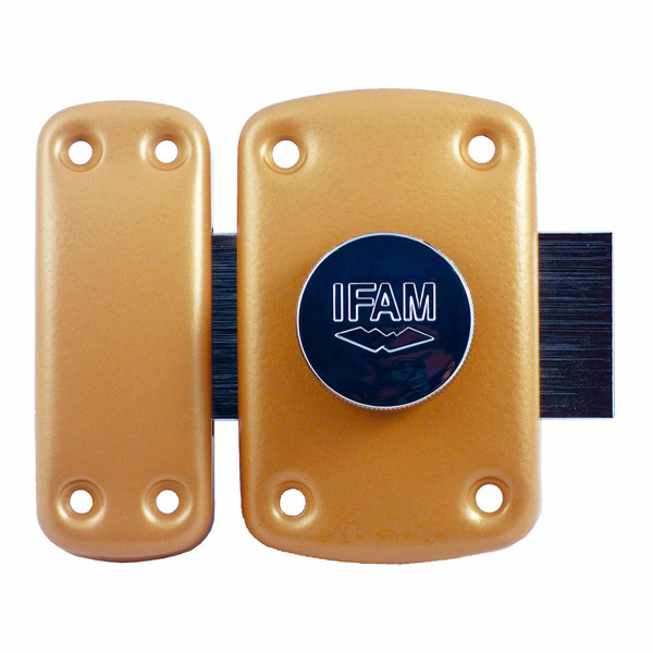 Safety lock IFAM B5/50 Brass Overlay Brown Steel 110 mm