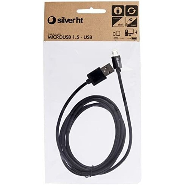 Cable Micro USB Silver HT Basic