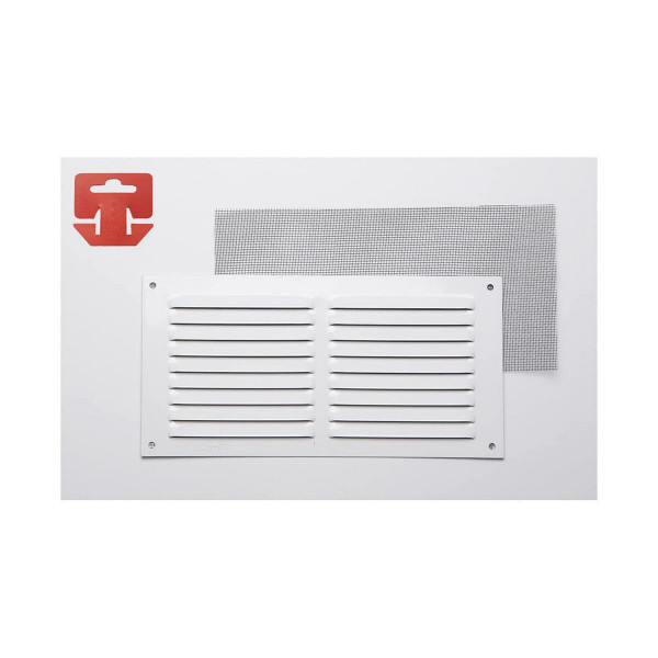 Grille Fepre Mosquito net Lacquered Aluminium White (20 x 10 cm)