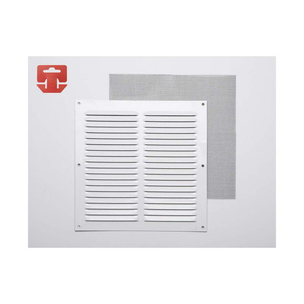 Grille Fepre Mosquito net Lacquered Aluminium White (20 x 20 cm)