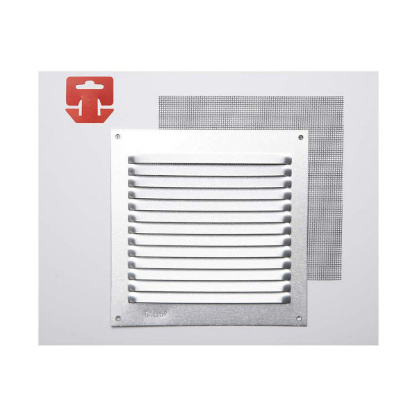 Grille Fepre Mosquito net Aluminium Chromed (15 x 15 cm)