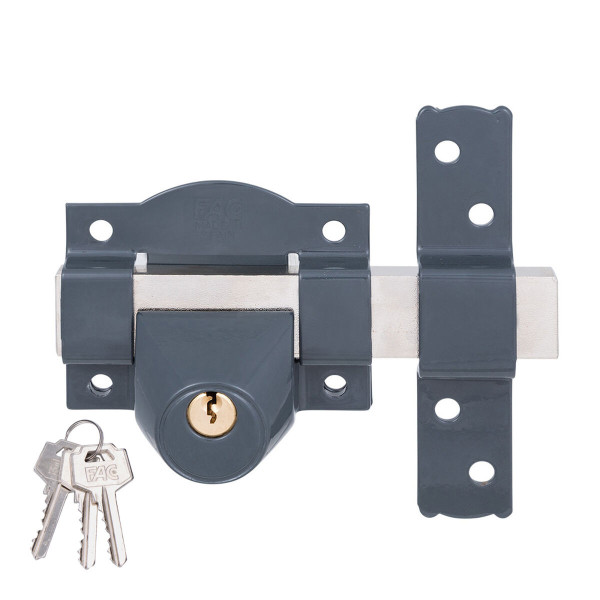 Safety lock Fac 91-c/80 38 mm Steel Dark grey