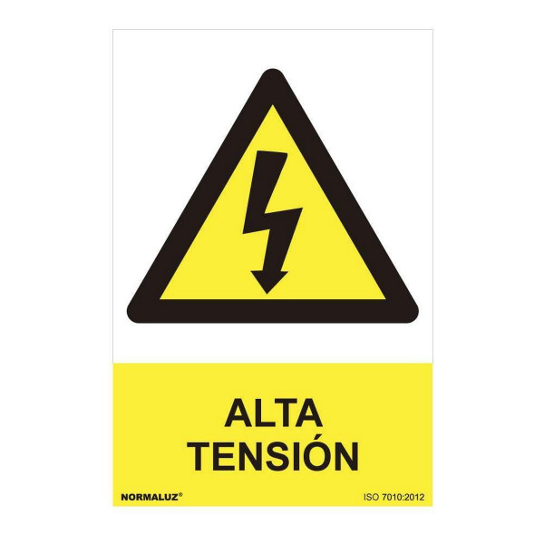 Sign Normaluz Alta Tensión PVC 30 x 40 cm