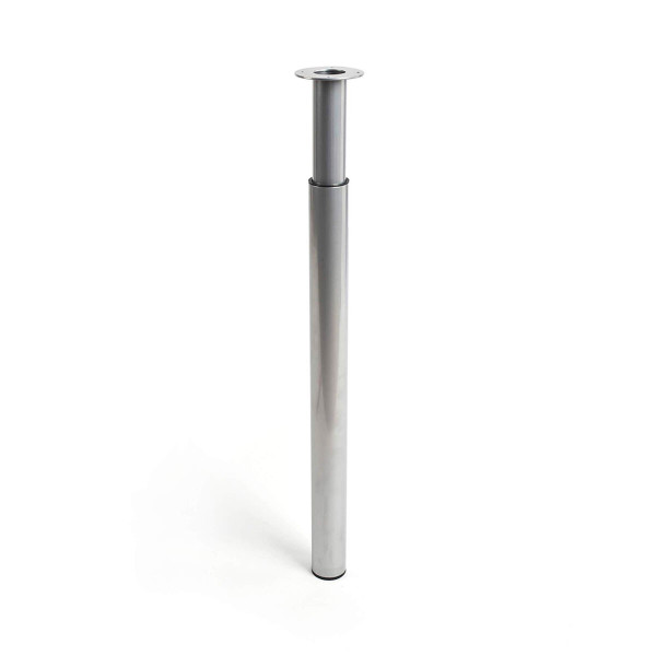 Legs Rei 406e Extendable Cylindrical Silver Steel Modern (Ø 6 x 71-110 cm)