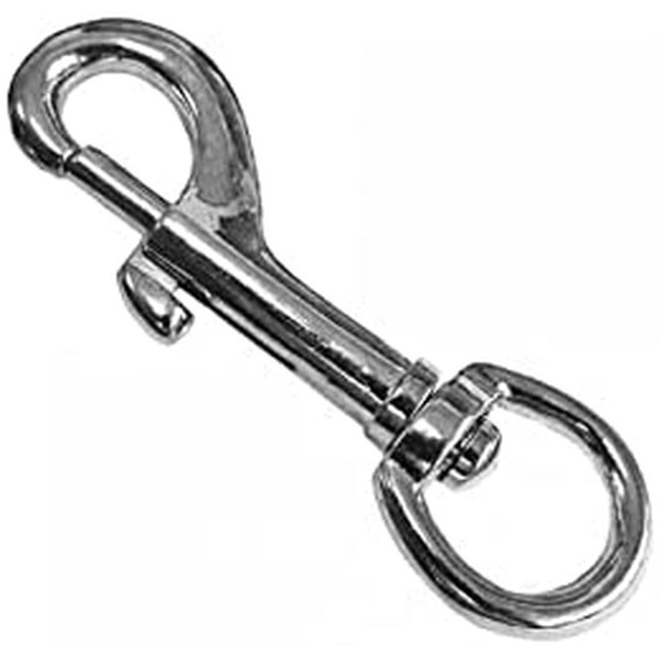 Snap hook EDM 5/8'' Rotating Silver Zinc (1,6 x 7,5 cm)