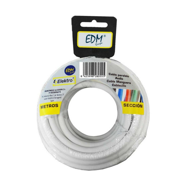 Cable EDM White 15 m