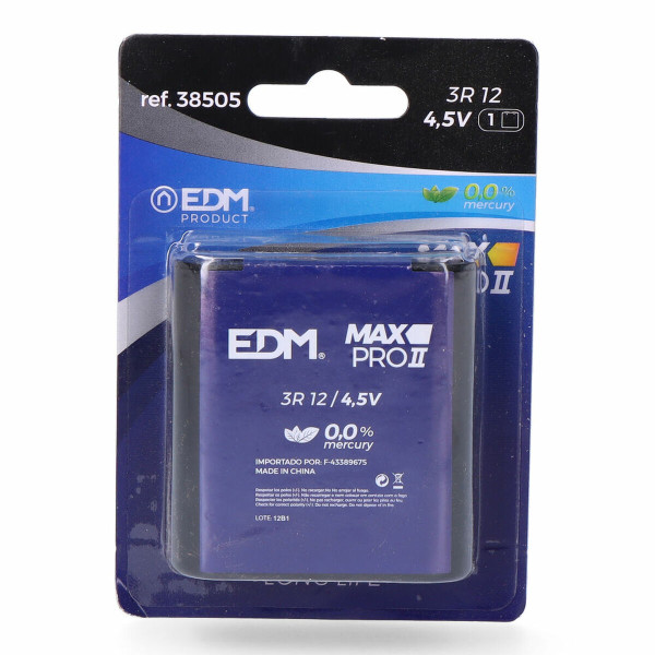 Battery EDM Max Pro II Long Life 4,5 V Flask 3LR12