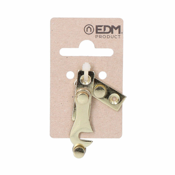 Door latch EDM H-shaped 4 cm Right Brass