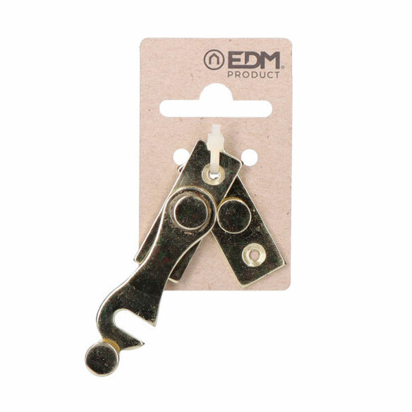 Door latch EDM H-shaped 6 cm Right Brass