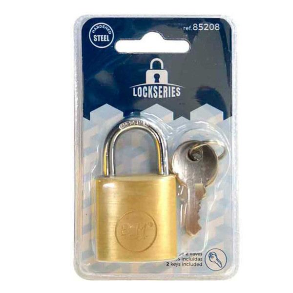 Key padlock EDM Brass normal (3 x 1,7 cm)