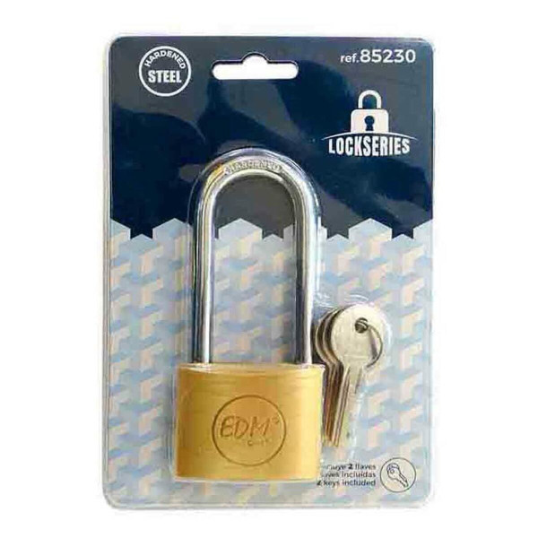 Key padlock EDM Brass Length (5 x 8 cm)