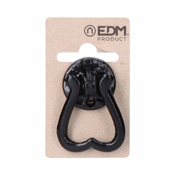 Door handle EDM Pendulum Black Steel 35 mm