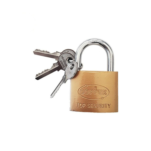 Key padlock EDM Brass Short (4 cm)