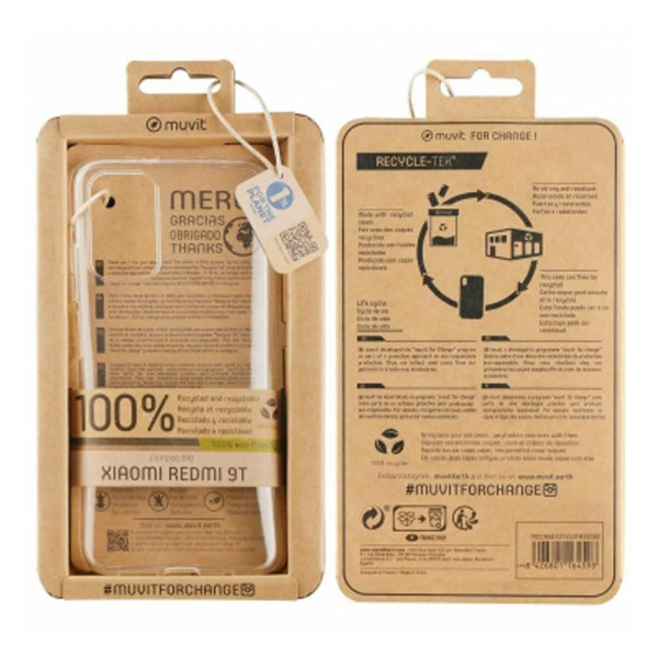 Mobile cover Muvit MCCRS0127 Xiaomi REDMI 9T Transparent