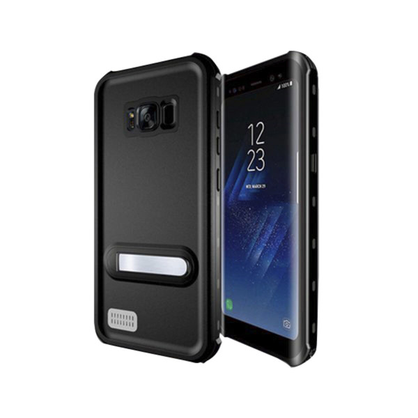 Waterproof case Samsung Galaxy S8+ KSIX Aqua Case Black Transparent