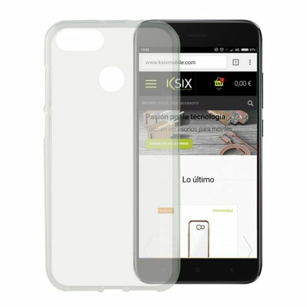 Mobile cover Xiaomi Mi A1 KSIX Flex TPU Transparent