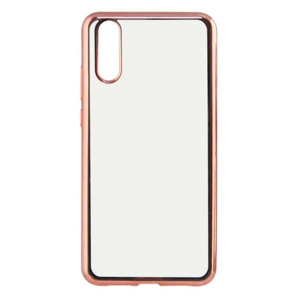 Mobile cover Huawei P20 KSIX Flex Metal TPU Flexible