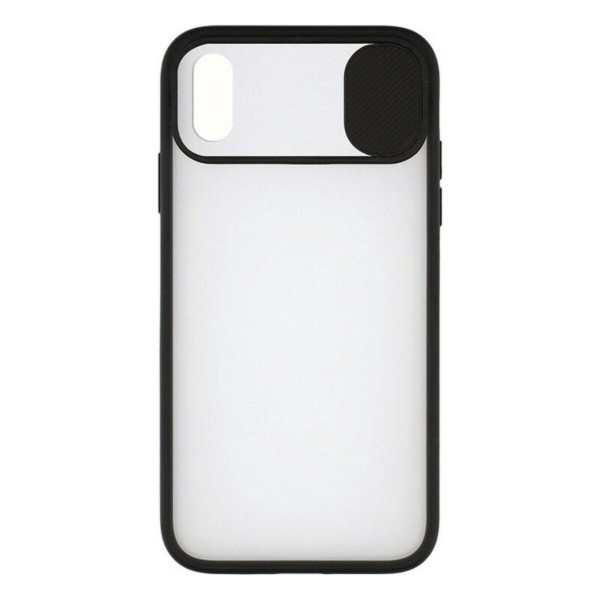 Mobile cover iPhone X/XS KSIX Duo Soft Cam Protect Black