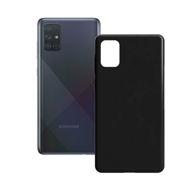 Mobile cover Samsung Galaxy A71 Contact Silk TPU Black