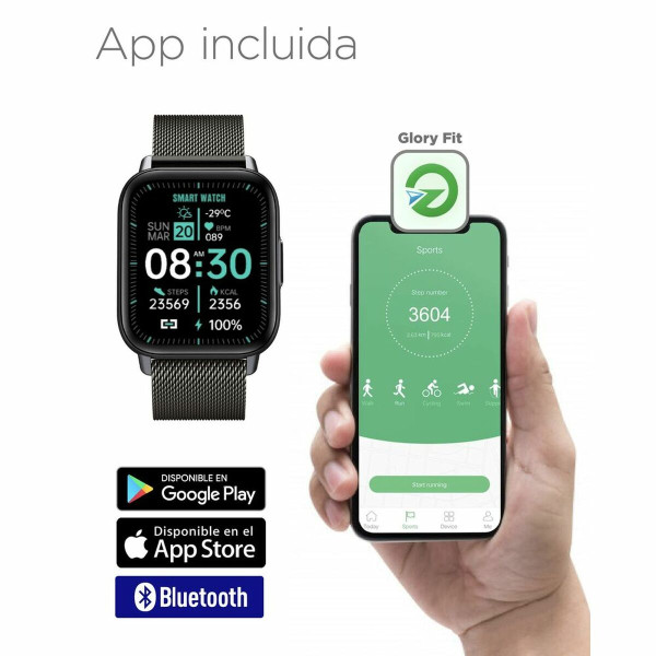 Smartwatch KSIX COSMIC 1,7" 180 mAh