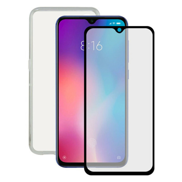 Tempered Glass Mobile Screen Protector + Mobile Case Xiaomi Mi 9 Contact